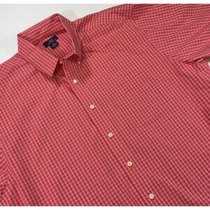 Brooks Brothers‎ Button Shirt Mens XL Long Sleeve Gingham Plaid Cotton